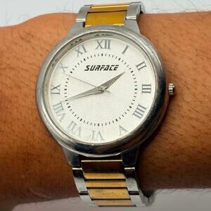 Silver & Gold Surface Men’s Watch